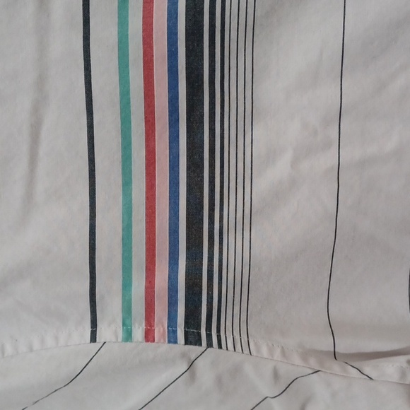 Penguin men's Lg white striped button down shirt - Picture 3 of 10